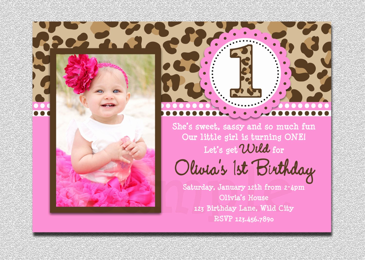 First Birthday Invitation Template Free Inspirational Free Printable 1st Birthday Invitations Girl – Free