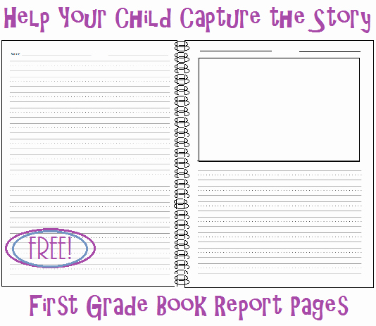 First Grade Progress Report Template New Book Report Help