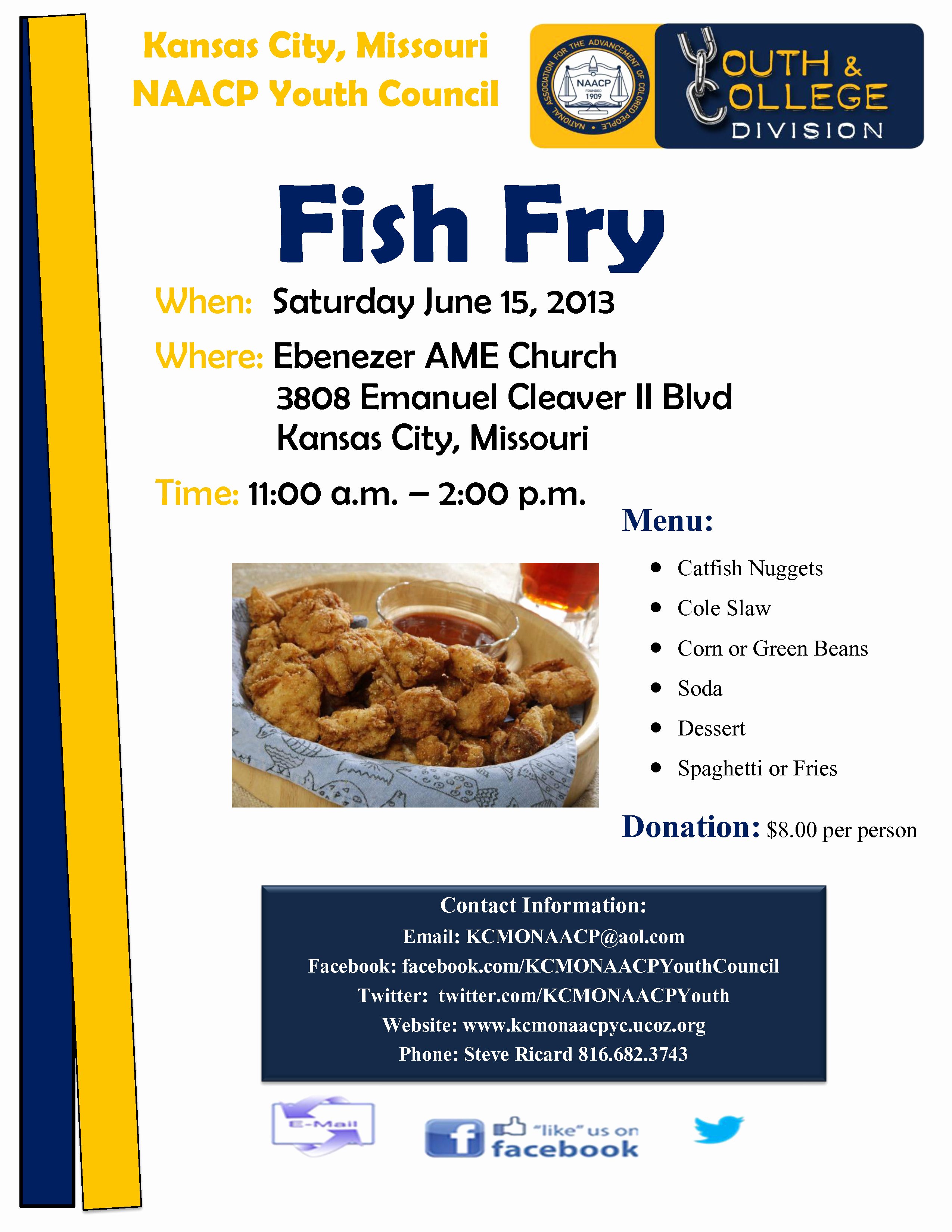 Fish Fry Flyer Template Elegant Kcmo Naacp Youth Council Fish Fry with Fish Fry Clipart