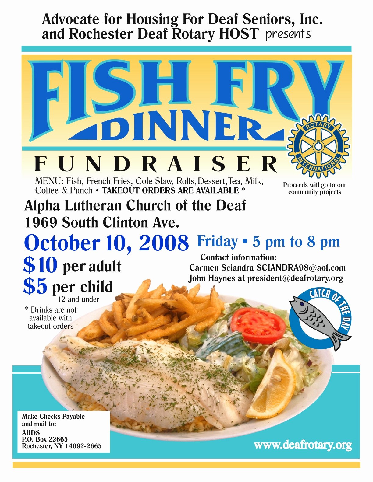 Fish Fry Flyer Template Fresh Deafroc