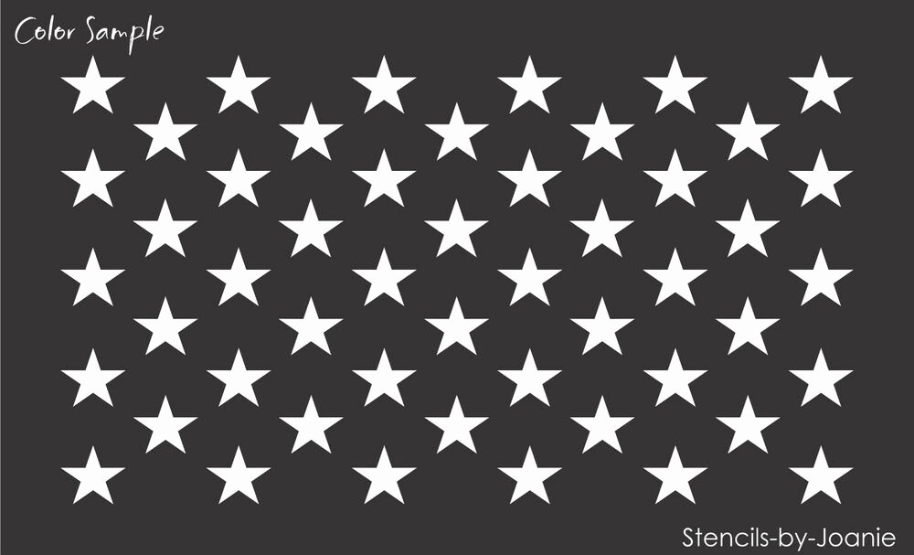 Flag Star Stencil Awesome Joanie Stencil 50 Stars Wide Flag Usa Patriotic American