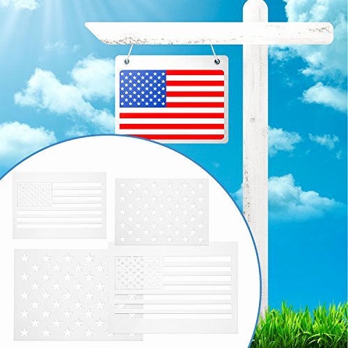 Flag Star Stencil Beautiful Blulu Star Stencil 50 Stars American Flag Template 2 In 1