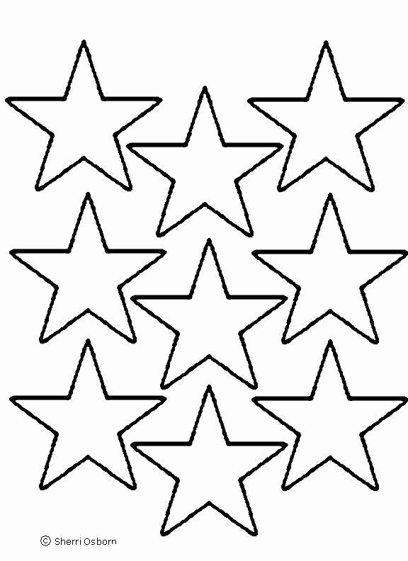 Flag Star Stencil Elegant Star Template Printable Cliparts