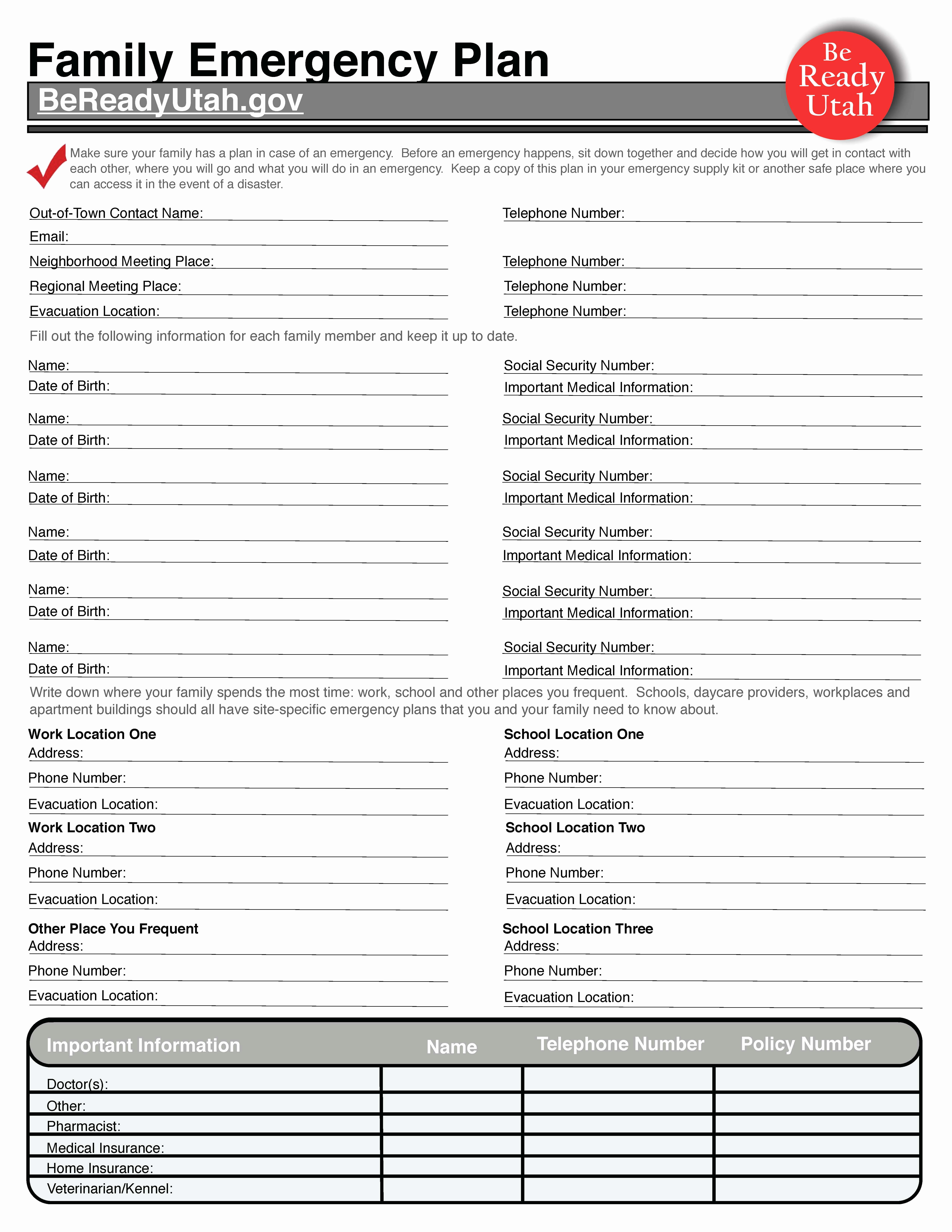 Flood Emergency Response Plan Template Awesome Disaster Emergency Phone Numbers All Disaster