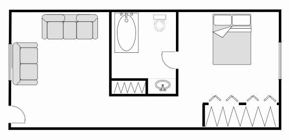 Floor Plan Templates Free Awesome Floor Plan Templates Draw Floor Plans Easily with Templates