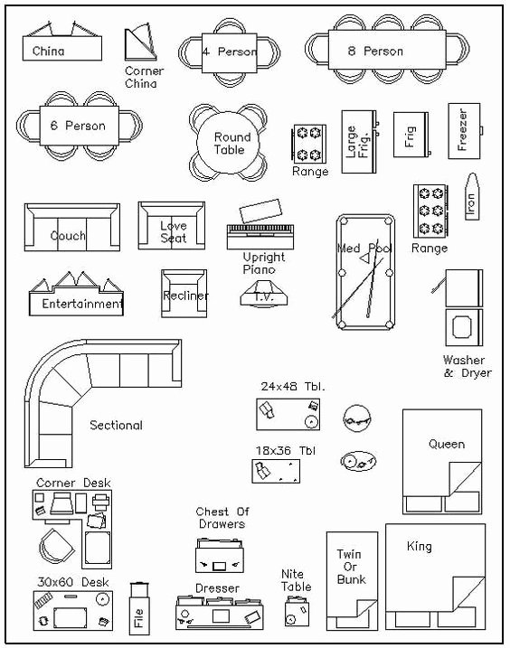 Floor Plan Templates Free Lovely Free Printable Furniture Templates