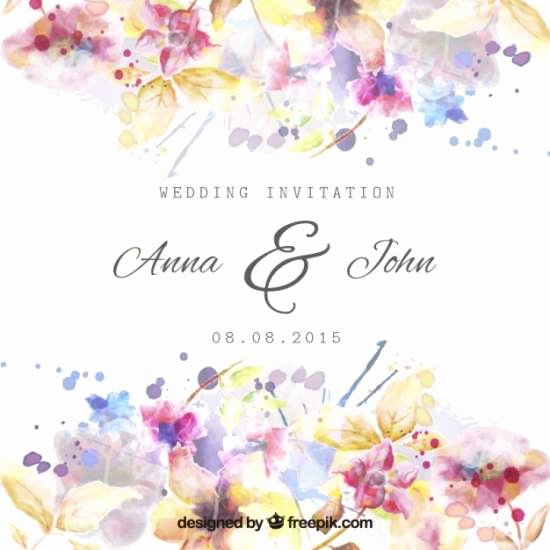Floral Invitation Template Beautiful 40 Free Wedding Invitation Templates Xdesigns