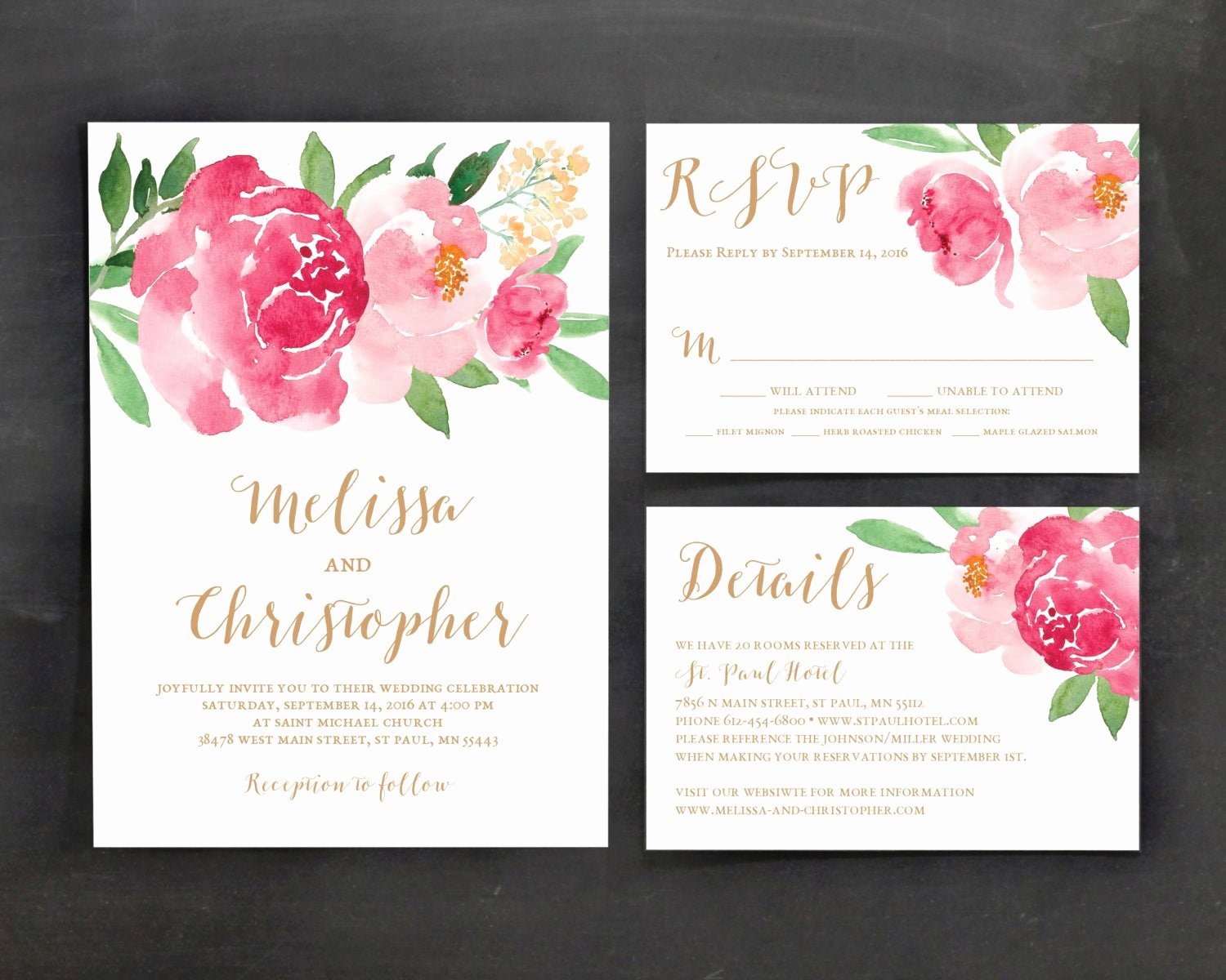 Floral Invitation Template Best Of Printable Wedding Invitation Template Set Floral Wedding