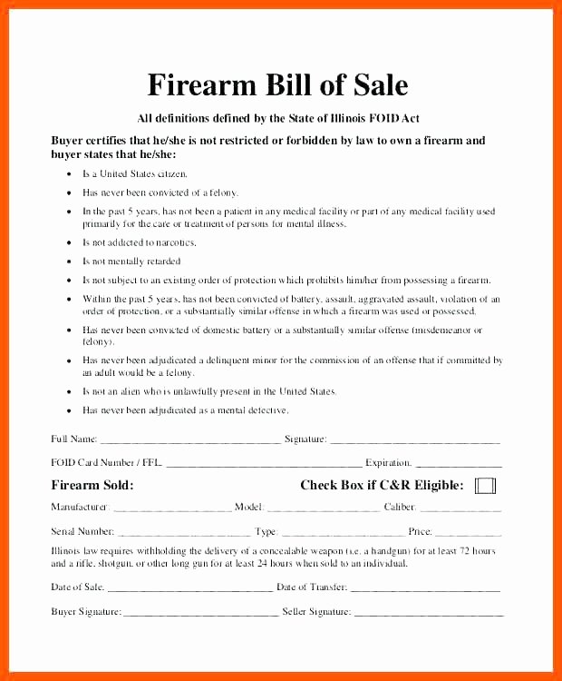 Florida Firearms Bill Of Sale New Firearms Lesson Plan Template – Training Lesson Plan