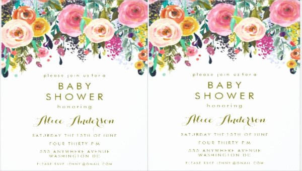 Flower Invitation Template Lovely 5 Floral Invitation Banners Psd