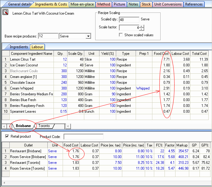 Food Cost Spreadsheet Excel Inspirational Resort software Resort Executive Product Description