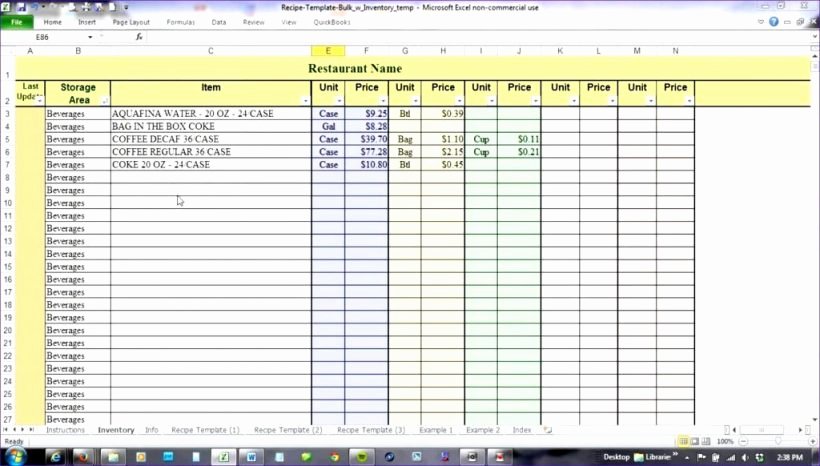 Food Costing Template Awesome Recipe Costing Spreadsheet Uk