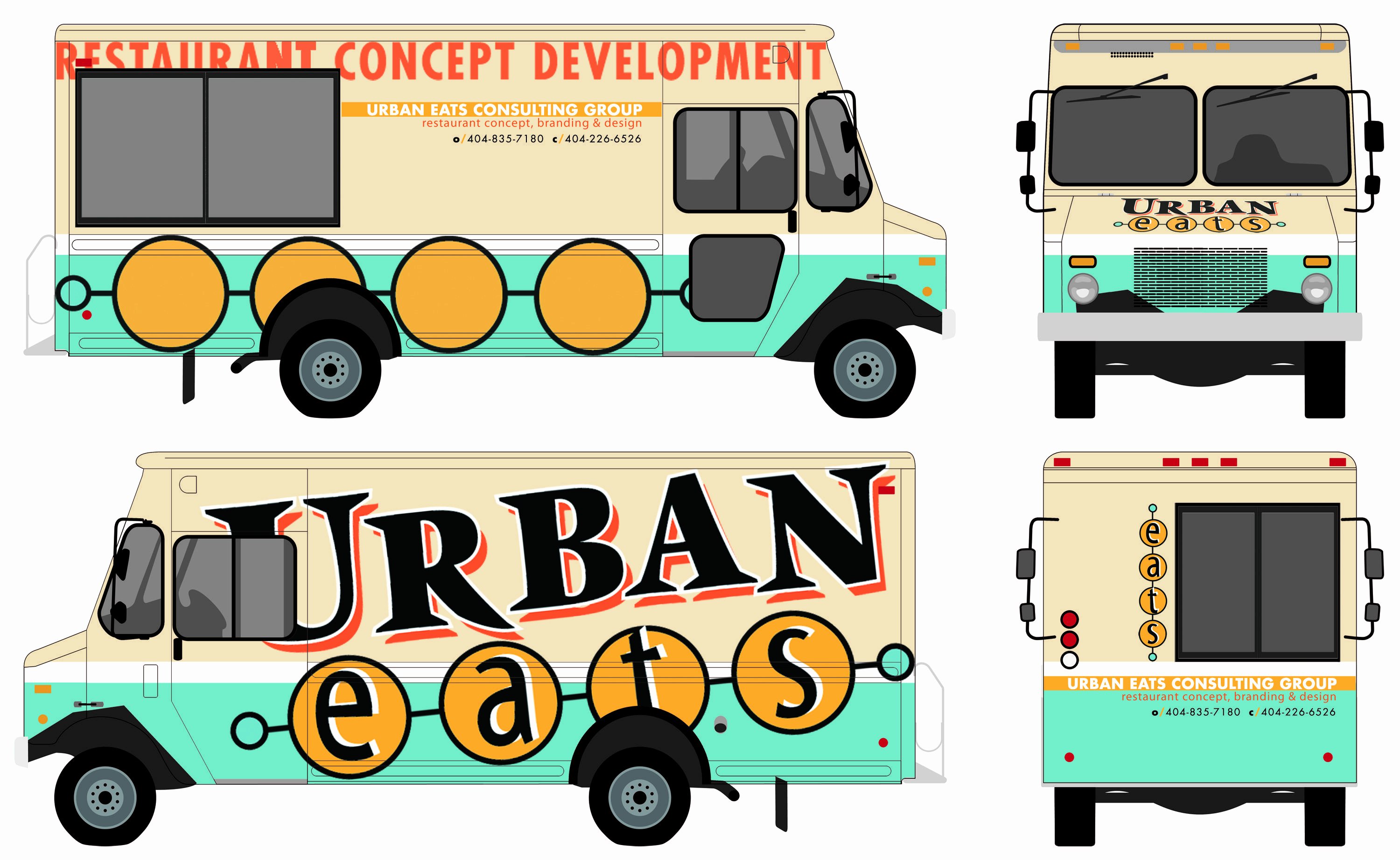 Food Truck Layout Template Elegant Food Truck Autward Design