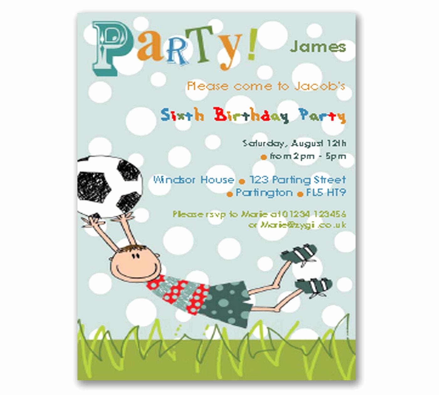 Football Party Invitation Template Elegant Football Printable Diy Party Invitation Editable Instant