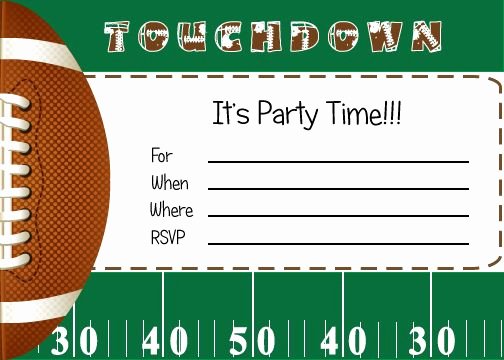 Football Party Invitation Template Unique 25 Best Ideas About Football Party Invitations On