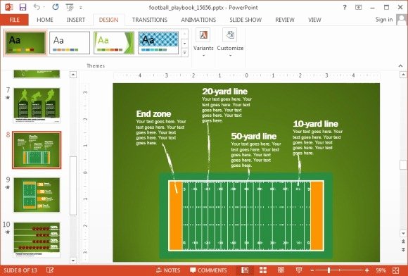 Football Playbook Template Best Of Animated Football Playbook Powerpoint Template