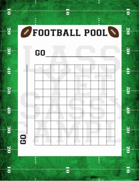 Football Pool Sheets Excel Awesome 19 Football Pool Templates Word Excel Pdf