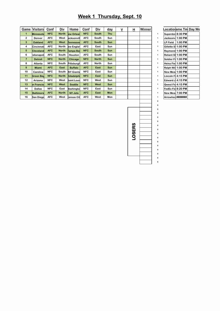 Football Pool Sheets Excel Beautiful Download Free Download Football Pool Sheet Excel format