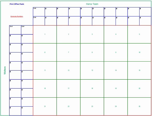 Football Pool Sheets Excel Best Of Football Pool Template