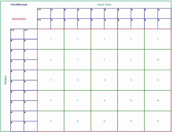Football Pool Sheets Excel New 19 Football Pool Templates Word Excel Pdf