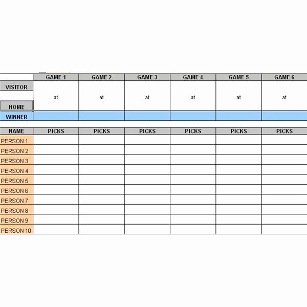 Football Pool Sheets Excel New Squares Template Invitation Template