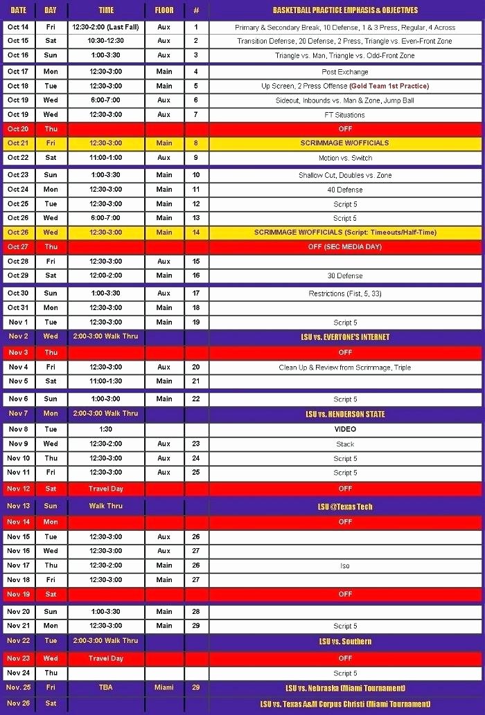 Football Practice Plan Template Excel Elegant Blank Basketball Roster Template Pdf Tutore