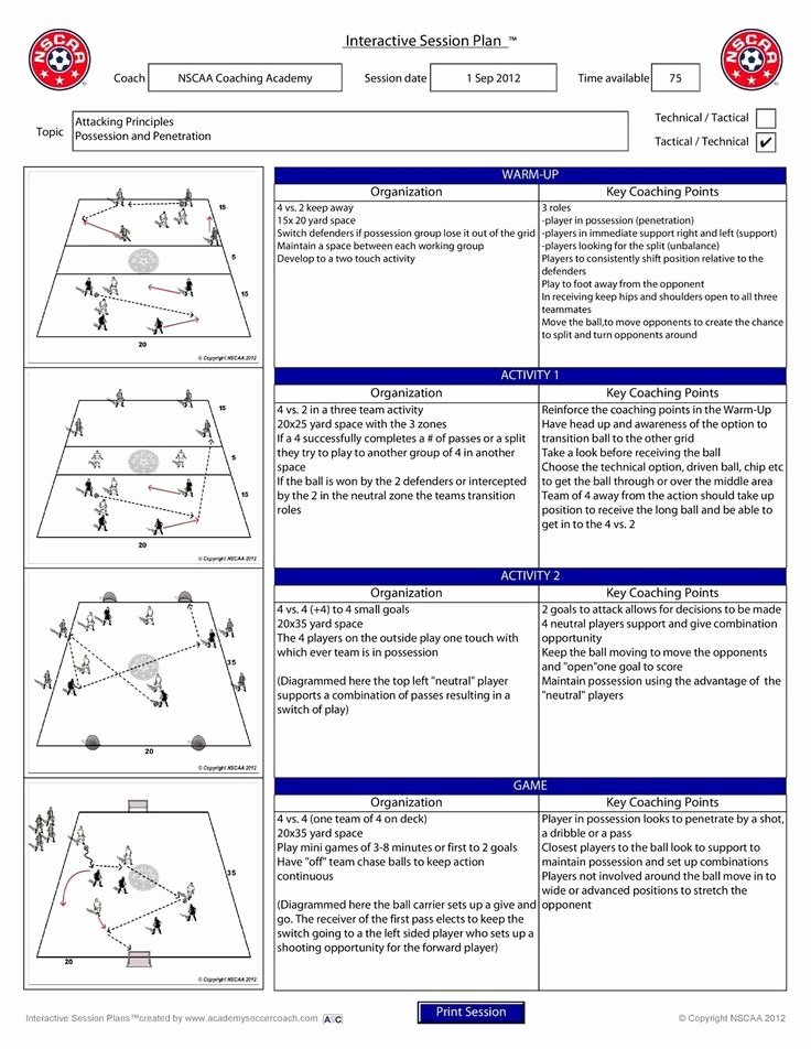 Football Practice Plan Template Excel Luxury Pin by Nivla On soccer