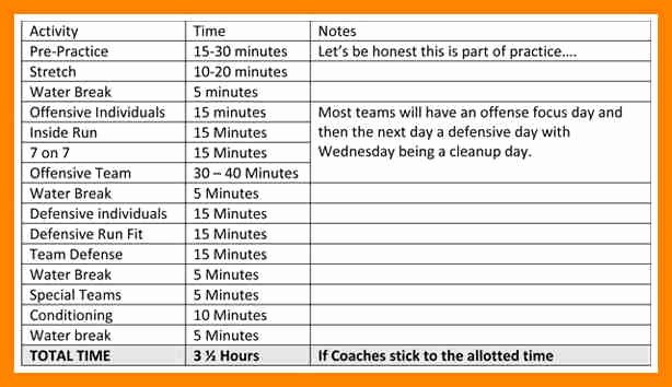 Football Practice Schedule Template Download Beautiful 28 Of Football Practice Template Printable