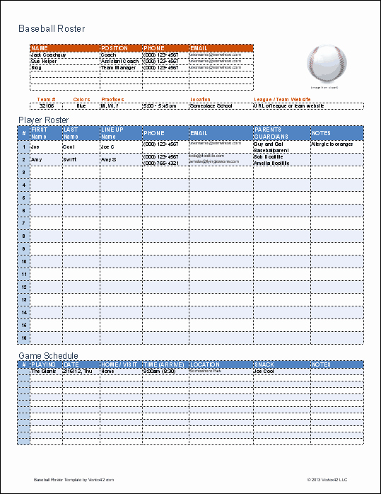 Football Practice Schedule Template Download Elegant Download the Baseball Roster and Lineup Template From