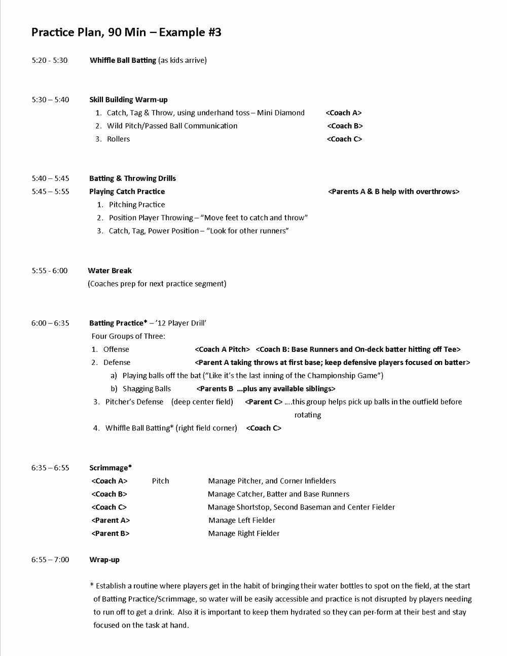 Football Practice Schedule Template Fresh Modal Title