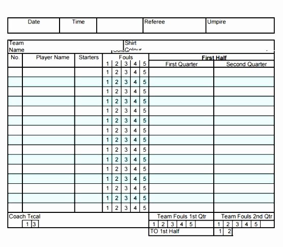 Football Stat Sheet Template Excel Beautiful 10 Football Stat Sheet Template Excel Aieer