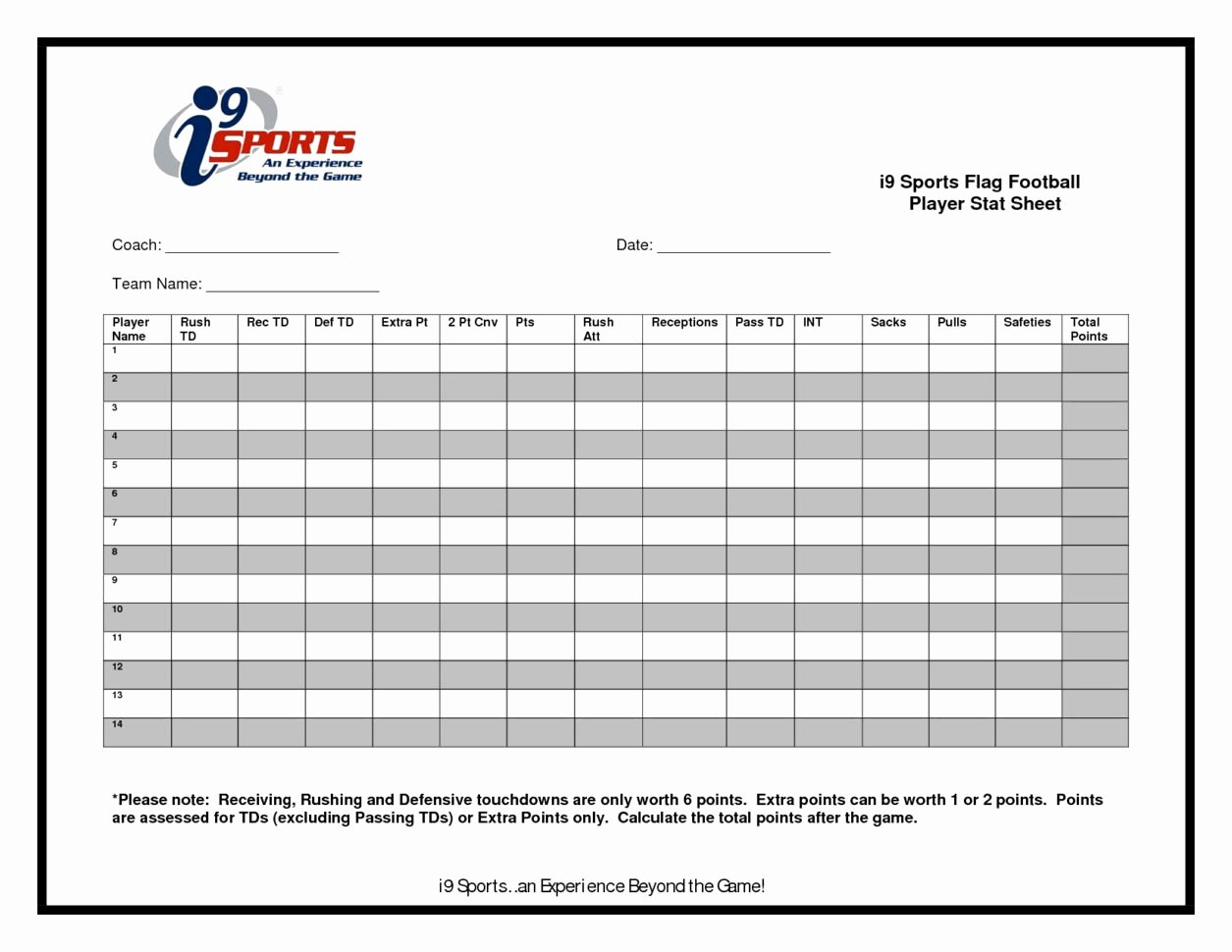 Football Stat Sheet Template Excel Inspirational Football Statistics Excel Spreadsheet Printable Spreadshee