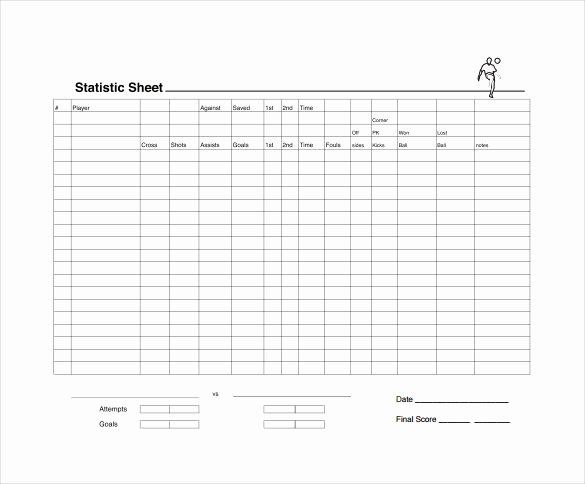 Football Stat Sheet Template Excel Unique Hockey Player Stat Sheet Template Excel In Situ