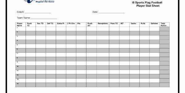 Football Stats Sheet Excel Template Best Of Football Statistics Excel Spreadsheet Printable Spreadshee