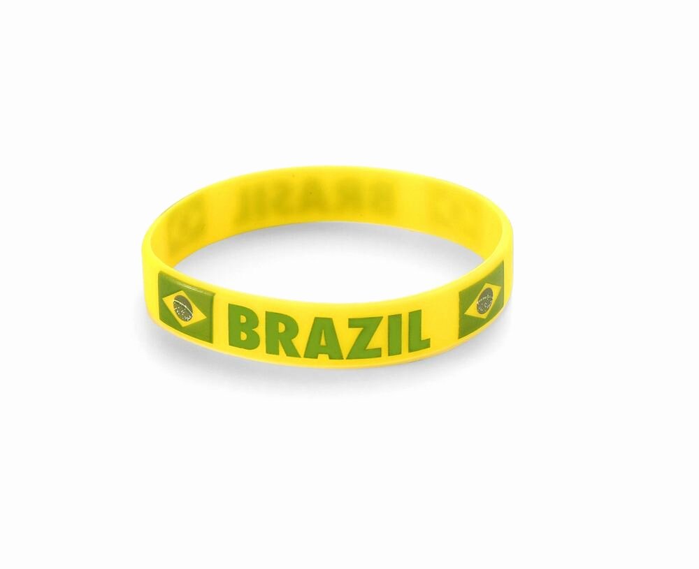 Football Wristband Template Beautiful Brazil World Cup Olympics Brasil Football Silicone