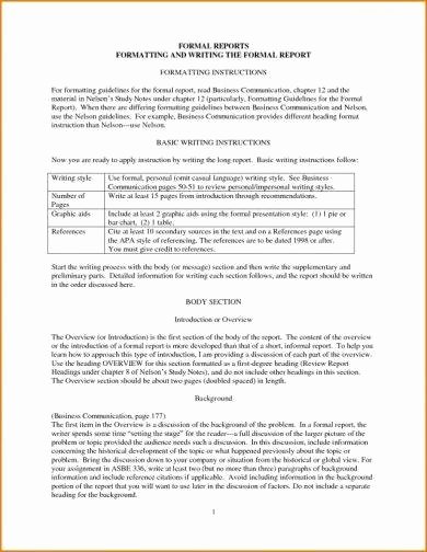 Formal Business Report Example Awesome 14 formal Business Report Examples Pdf Doc Pages