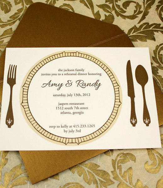 Formal Dinner Invitation Template Elegant Invitation Template – Elegant Rehearsal Dinner Invitation