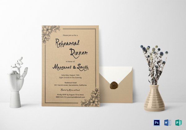 Formal Dinner Invitation Template Lovely 61 formal Invitation Templates Psd Word Ai Pages