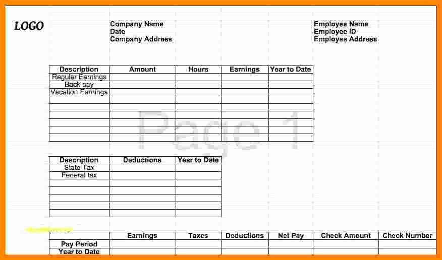 Free 1099 Pay Stub Template Awesome 9 Free 1099 Pay Stub Template