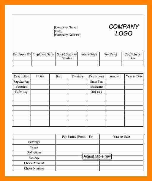 Free 1099 Pay Stub Template Elegant 5 1099 Pay Stub Template