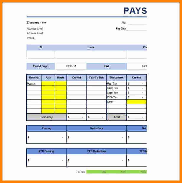 Free 1099 Pay Stub Template Fresh 5 1099 Pay Stub Template Excel