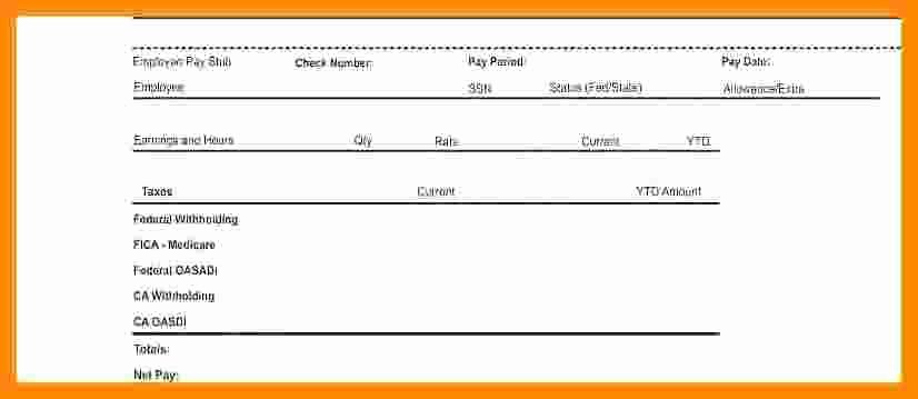 Free 1099 Pay Stub Template New 5 1099 Pay Stub Template Excel