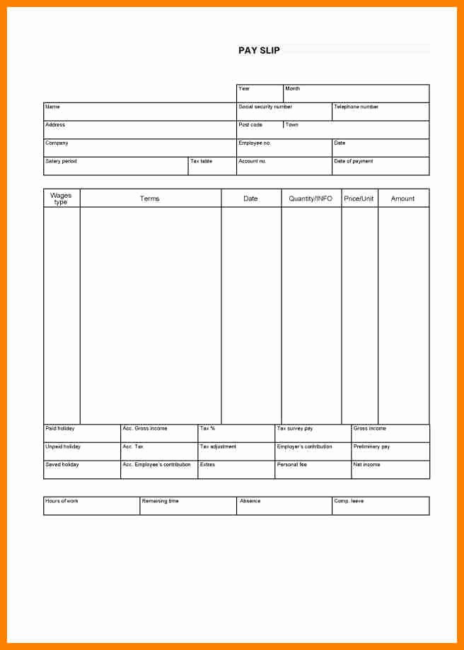 Free 1099 Pay Stub Template New 5 1099 Pay Stub Template Free