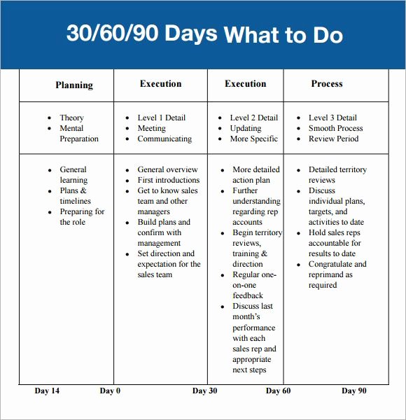 Free 30 60 90 Day Plan Template Word Unique 30 60 90 Day Plan Template Affordablecarecat
