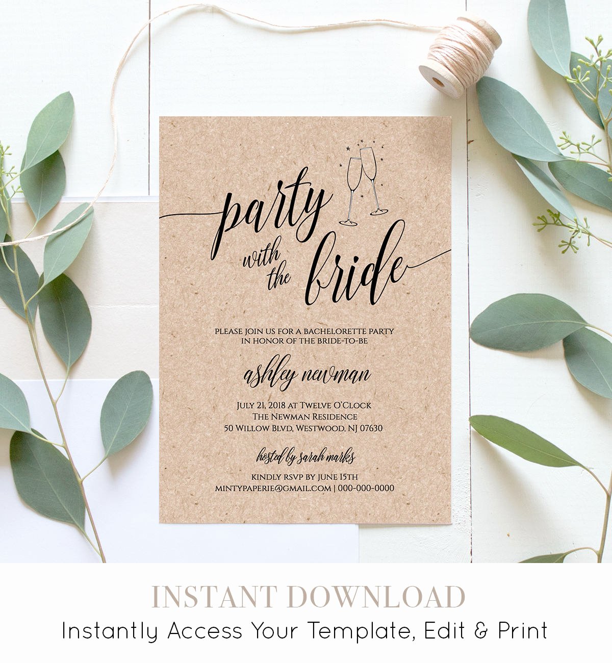 Free Bachelorette Itinerary Template Fresh Bachelorette Party Invitation &amp; Itinerary Printable