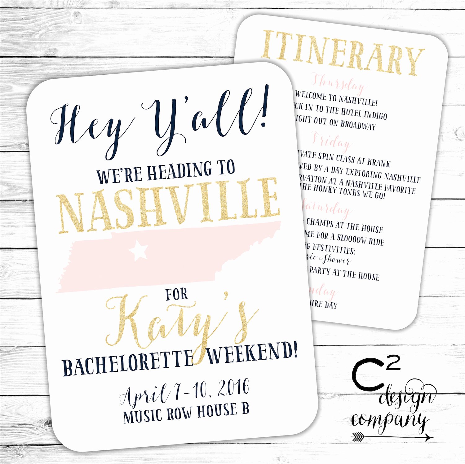 Free Bachelorette Itinerary Template Lovely Nashville Bachelorette Party Invitation with Itinerary