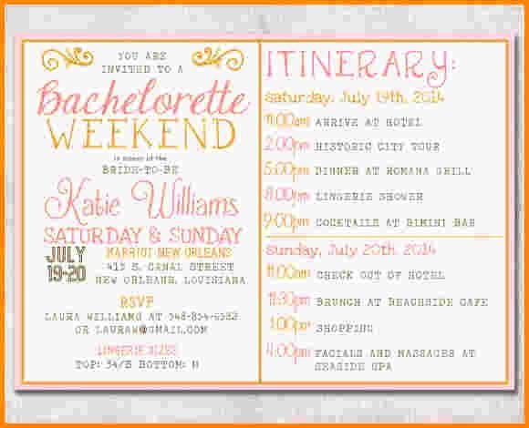 Free Bachelorette Itinerary Template Luxury 17 Best Ideas About Bachelorette Itinerary On Pinterest