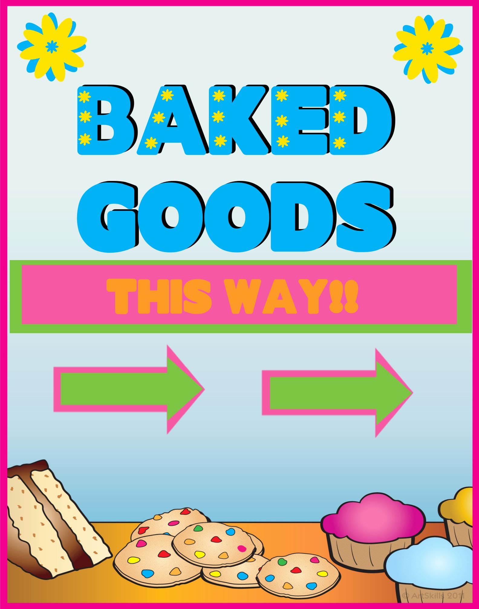 Free Bake Sale Template Awesome Line Poster Gallery Poster Project Ideas