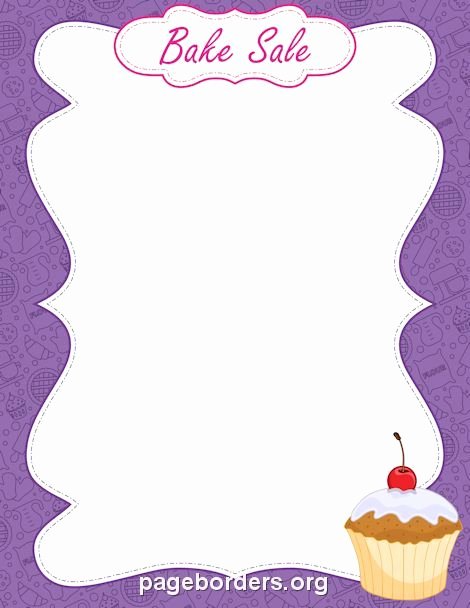 Free Bake Sale Template Elegant Pin by Erika Knuckles On so I Remember