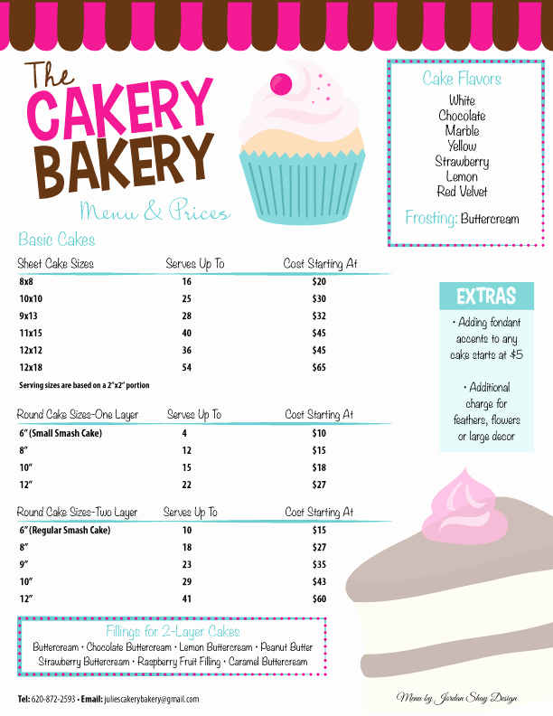 Free Bakery Menu Template Beautiful Bakery Menu Google Search …